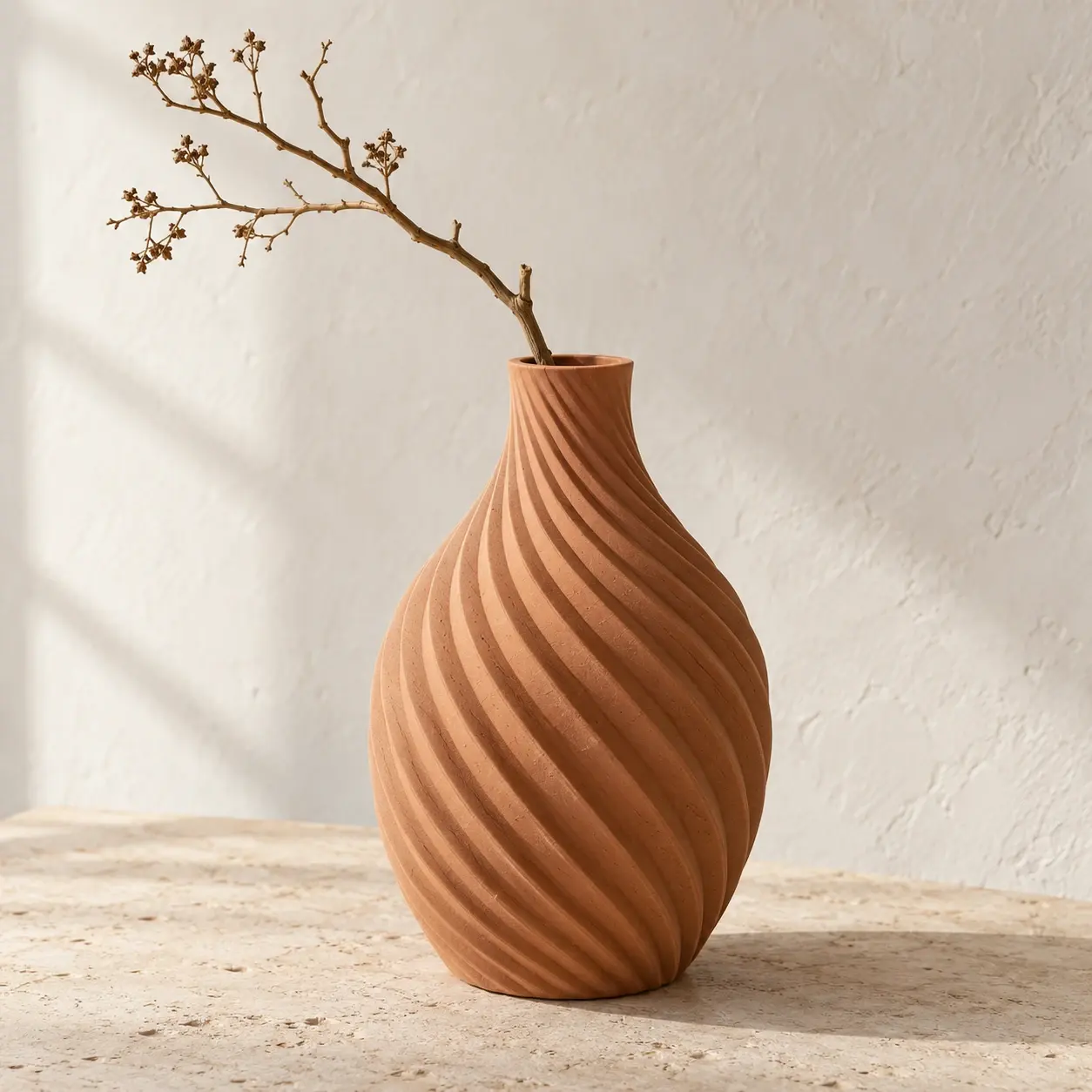 Synthetic representation of the Duna spiral vase